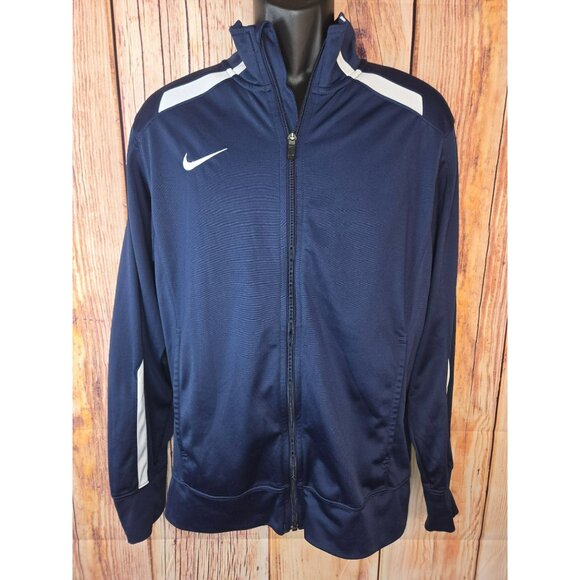 Nike Men's Blue Full-Zip Performance Track Jacket Small - Picture 1 of 7